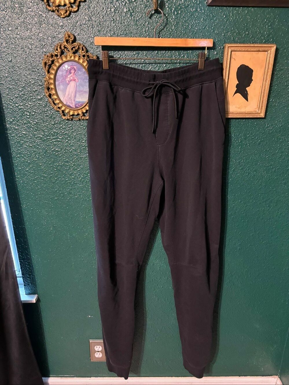 American Tall Men’s Black Jogger Sweatpants Sz XL Xtra Tall